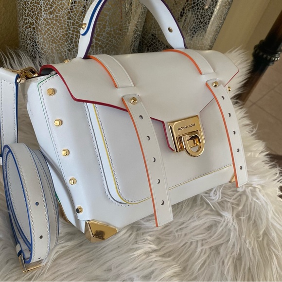 New Michael Kors Manhattan medium school satchel bag - Picture 15 of 17